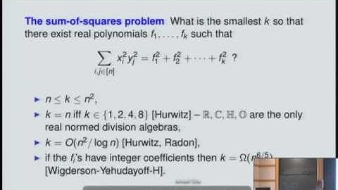 On Bilinear Complexity - Pavel Hrubes