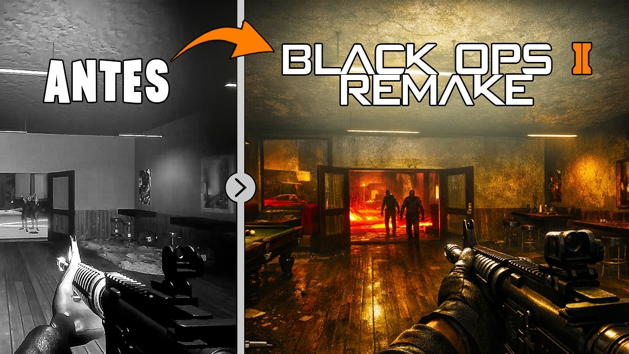 ATUALIZANDO meu REMAKE de COD BLACK OPS 2 ZOMBIES!