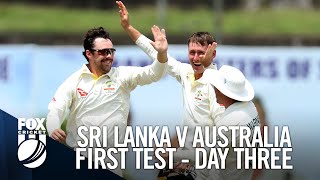 Sri Lanka vs Australia First Test, Day 3 Highlights | 01/07/22 | Fox Cricket