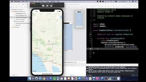 Using Map View in Xcode 12