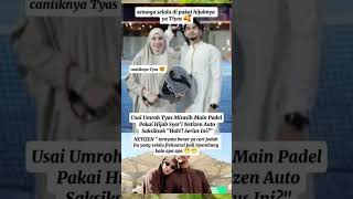 Tyas Mirasih Padel Pakai Hijabsyari.