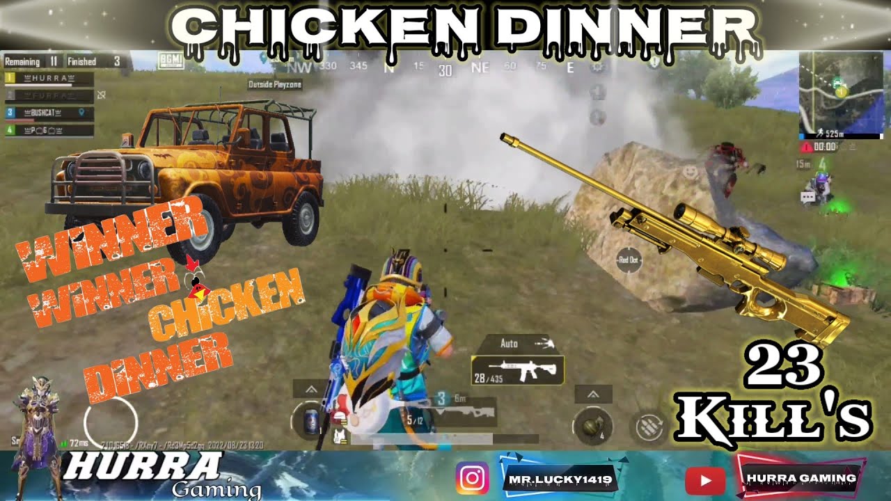 LAST ZONE INTENCE FIGHT | END WITH CHICKEN DINNER AND 23 KILL'S BGMI ...