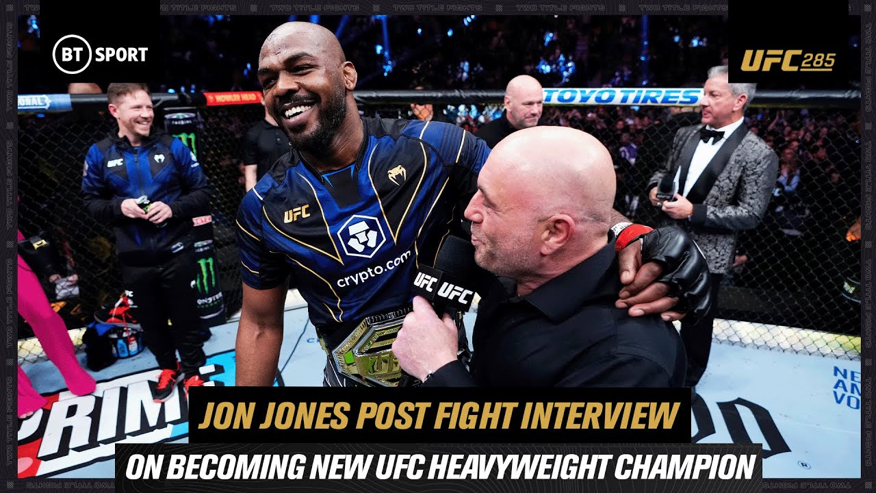 EPIC SCENES! Jon Jones becomes the NEW UFC Heavyweight Champion at