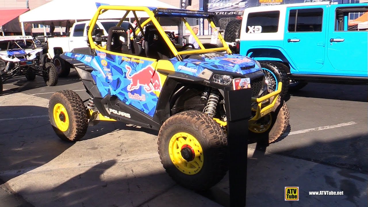 2016 Polaris RZR 1000 Racing ATV with KMC Wheels Walkaround SEMA