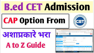 How to Fill a B.ed CET CAP Round 3 Option Form Step-by-Step Guide | college selection 2024-25