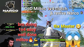 CoD Narco was impressed and appreciated CoD Miltos YT after this clutch and revive 🤯| CoD Narco