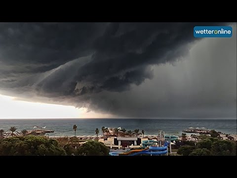 Schwere unwetter am mittelmeer