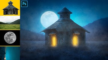 The Only House | Photoshop Photo Manipulation Tutorial in Hindi