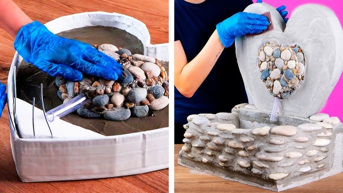 DIY Como hacer manualidades con cemento para decorar / Concreto ideas ♻️  #cementoideas #handmade