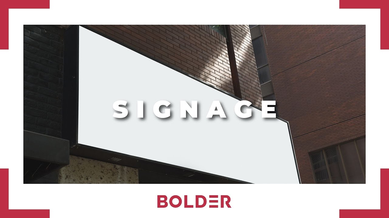 Signage Business for Sale Advert Content Creation for Businesses