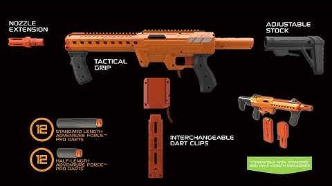 Adventure Force Tactical Strike Nexus Pro Ultimate Dart Blaster – Shoots up to 125 FT