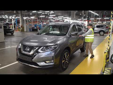 Как устанавливают крыши Webasto на заводе Nissan в Санкт-Петербурге