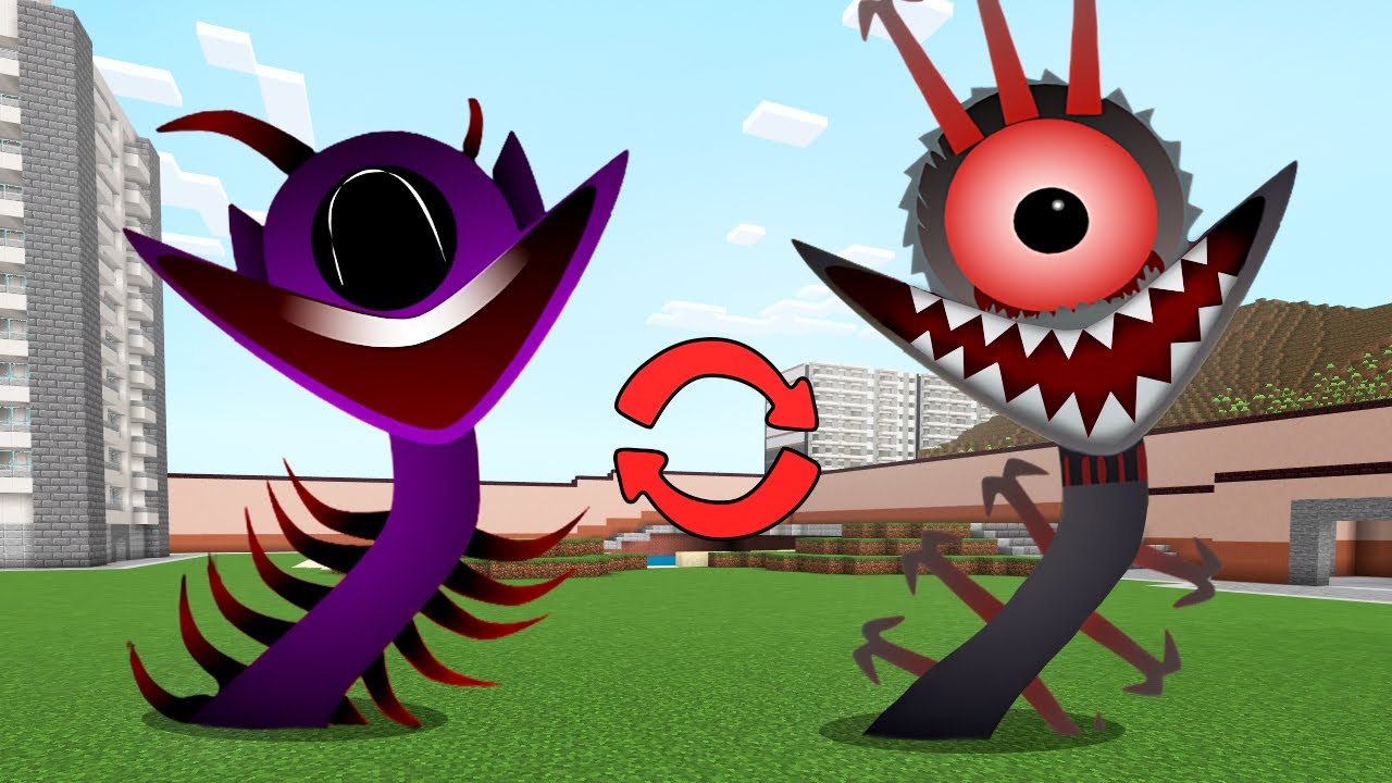 Incredibox Sprunki but DURPLE and CLUKR Swapped | Minecraft PE addon