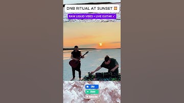 DNB Ritual at Sunset 🌅 Live Guitar & Digitakt Digitone Session