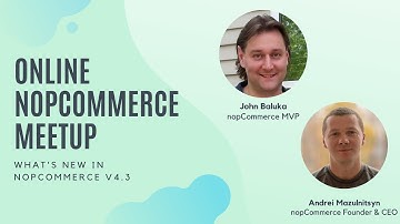 Online nopCommerce meetup: what