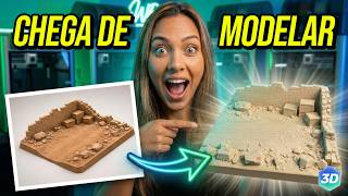 É MÁGICA? ✨ Transformei uma imagem em um Diorama 3D em minutos!