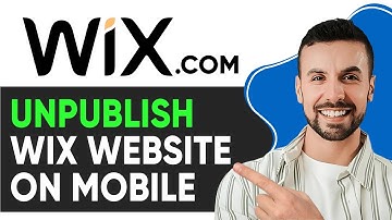 HOW TO UNPUBLISH WIX WEBSITE ON MOBILE 2025! FULL
