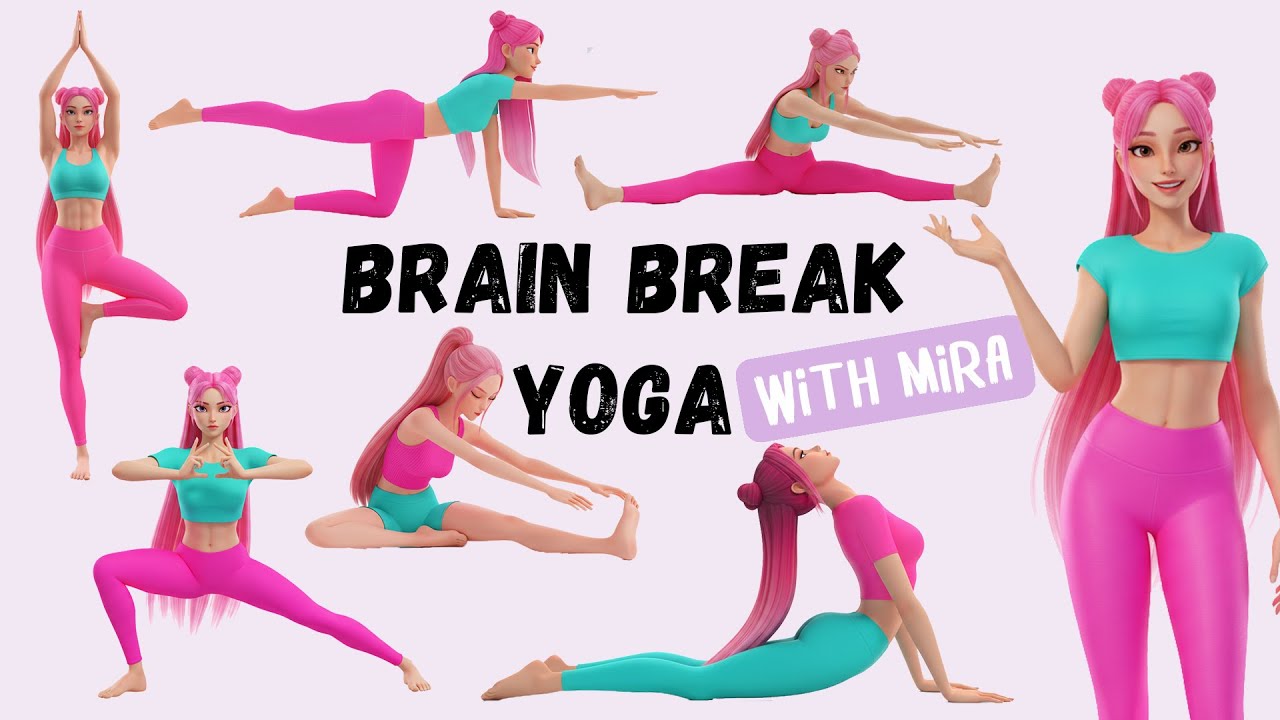 Fun Body Stretching Yoga | Kids Focus & Concentration Exercises with Mira