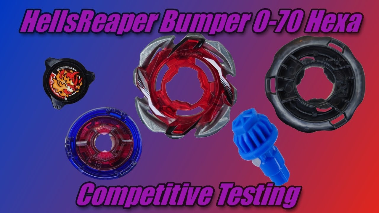 HellsReaper Bumper 0-70 Hexa Competitive Testing | Beyblade X