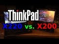 ThinkPad X200 vs  X220 Comparison!