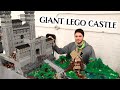 Giant LEGO Castle with Full Interior – Throne Room,  Secret Treasure, Banquet Hall & More!