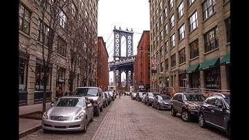 【4K】Walking around Brooklyn Bridge Park and Dumbo New York