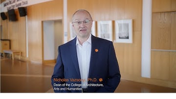 Dean Nicholas Vazsonyi extends fall welcome at Clemson University