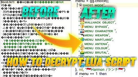 How To Decrypt Revo 6.0 Script 2022 Method  | Lua Script Decrypt Kase Kare | Lua Dec Tool