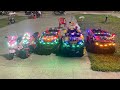 Super cute electric toy cars in the children's park