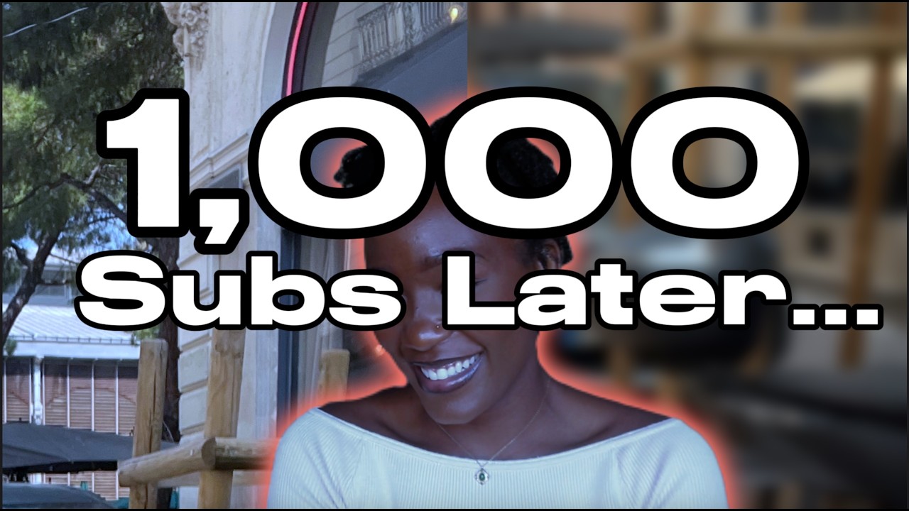 How YouTube has changed my life with 1,000 subscribers (The positives ...