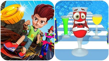 Satisfying Mobile Gamer Juice Run New Tiktok Gameplay Android,iOS Walkthrough All Levels Free Update