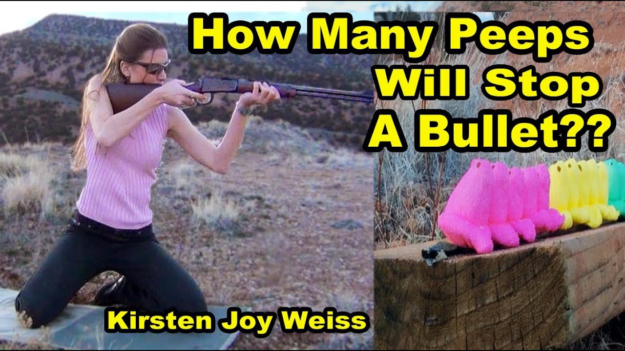 How Many Peeps Will Stop A Bullet?? | Peep Mayhem ep. 1