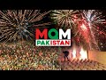 Amazing firworks on mqm pakistan jalsa at jinnah ground fb area 