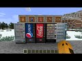 REAL Vending Machines in Minecraft (Coca-Cola, Pepsi, Cheetos, Candy and MORE)