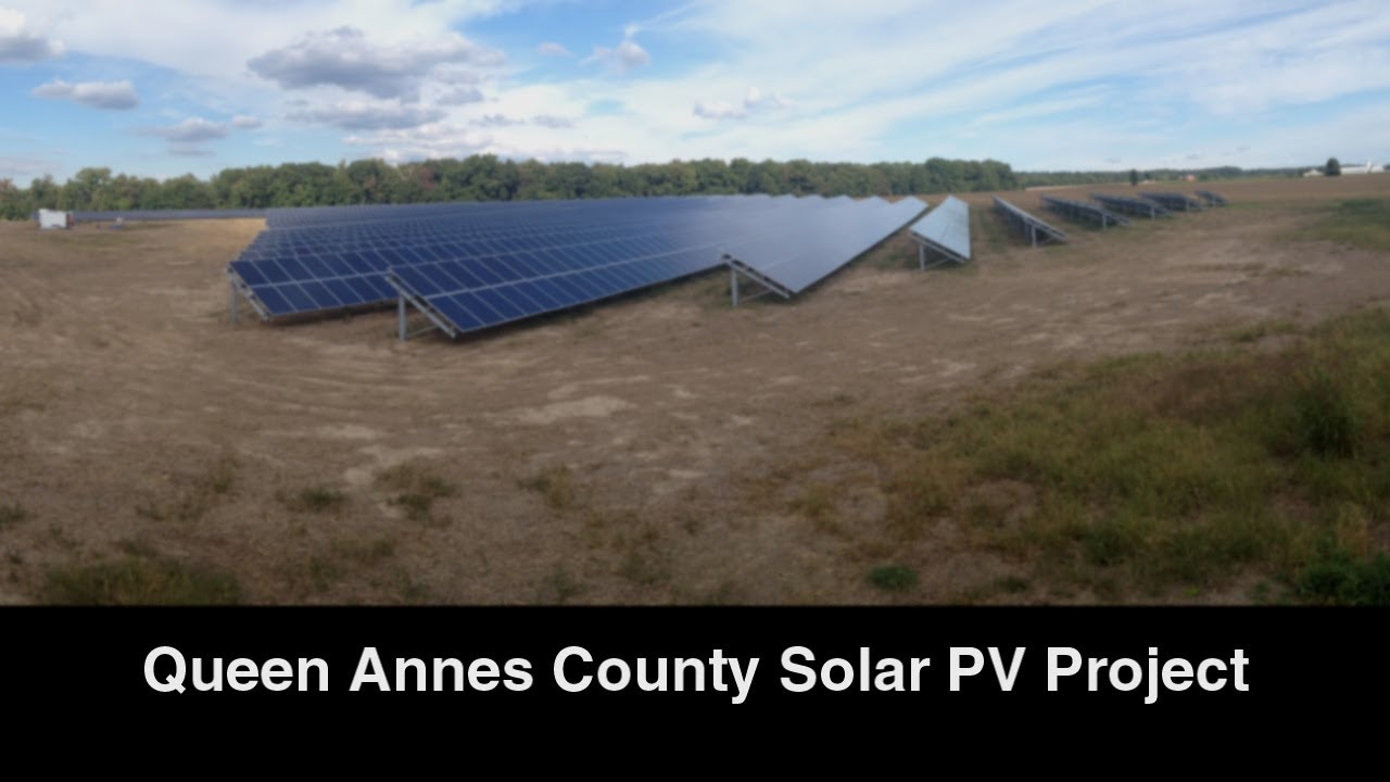 Queen Anne's County Solar PV Project Estimated 4.6 Million Savings