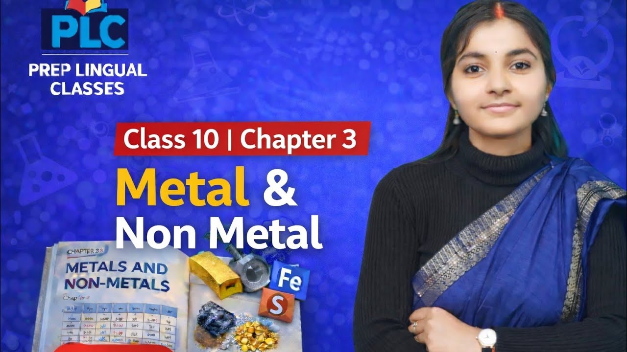 🔴 LIVE Class 10 Science | Metals & Non-Metals 🔥 | Board Exam 2026