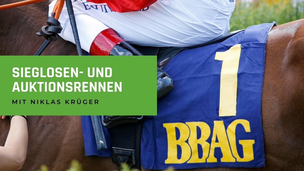 Der März erklärt's - Pferderennen mit Niklas Krüger: Sieglosen- und Auktionsrennen