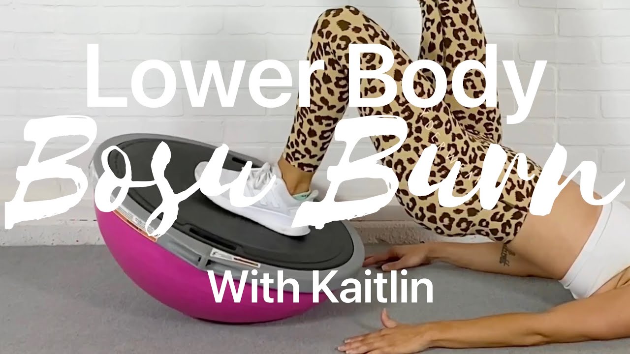 Lower Body Bosu Burn!