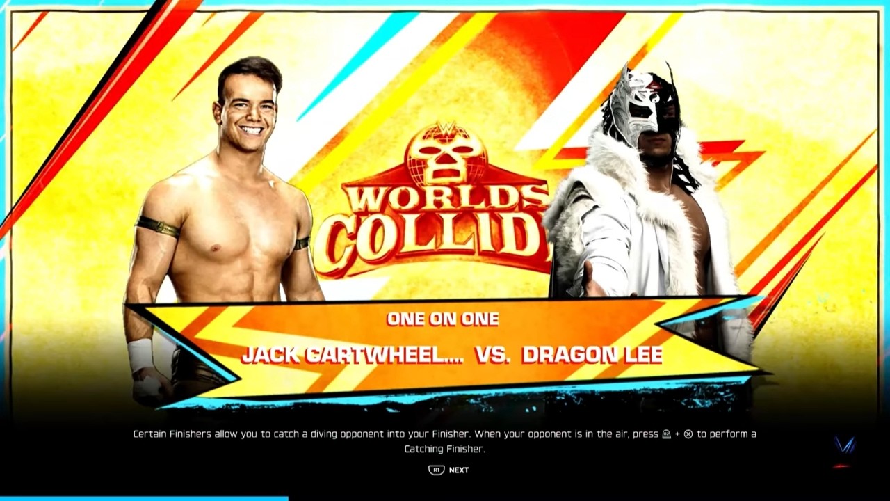AAA/WWE Worlds Collide 2026 Dragon Lee vs Jack Cartwheel