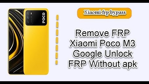 How To Xiaomi Poco M3 Frp Bypass Poco Android 11 bypass 12.5 Poco  M3 Frp Bypass 2021