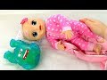 ЧТО ПРИСНИЛОСЬ ОЛЕ? Укладываем Спать Куклу Беби Элайв Играем #Какмама в #Игрушки Для девочек