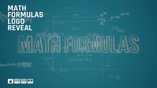 Math Formulas Logo Reveal