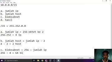 Subnetting Metode CIDR IPv4 Kelas A | PROMAKER ATSWA