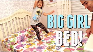 JB FINALLY GETS HER BIG GIRL BED! - August 16, 2017 - ItsJudysLife Vlogs
