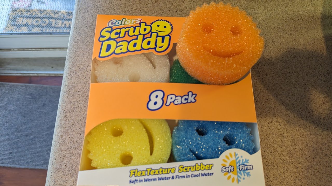  Cleaning Bundle - Scrub Daddy Sponge and Tangerine