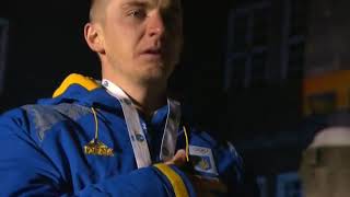 Дмитрий Пидручный заплакал под гимн Украины