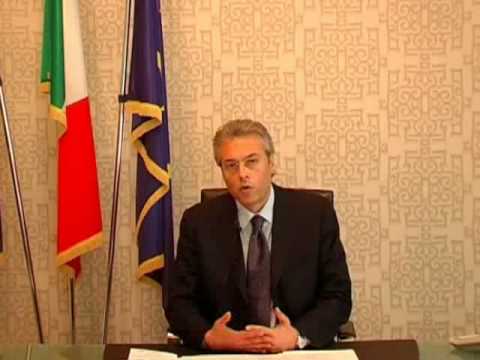 Presidente della Regione Abruzzo Gianni Chiodi