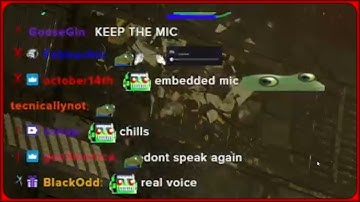 Xeno accidentally reveals his real voice