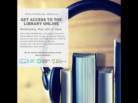 How to Access Online Content from Oakville Public Library