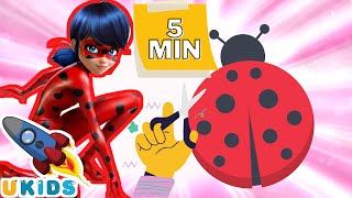 Miraculous Ladybug🐞 Paper Craft Hero: Step by Step Like Coloriage Chat Blanc easy origami for Kids